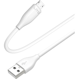 Lito Кабел за данни с USB конектори, Micro-USB 60W, 1m - Lito (LD03) - Бял