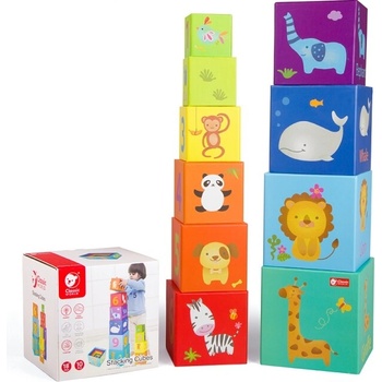 Teddies Kubus pyramida hranatá 10ks