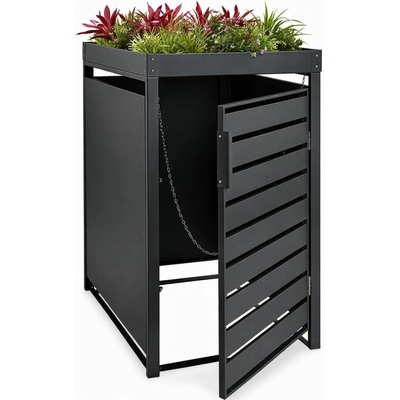 Stilista Skriňa na 1 popolnicu 68 x 124 x 80 cm antracit