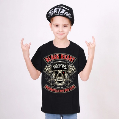 Dětské Triko ba HEART RASCAL Černá