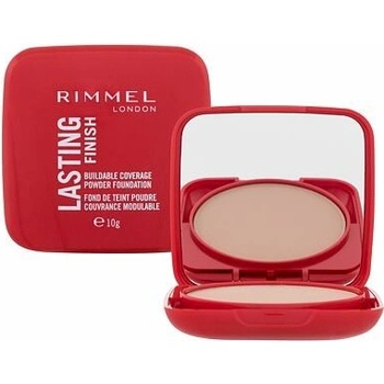 Rimmel London Lasting Finish Powder Foundation make-up na všetky typy pleti 002 Pearl 10 g