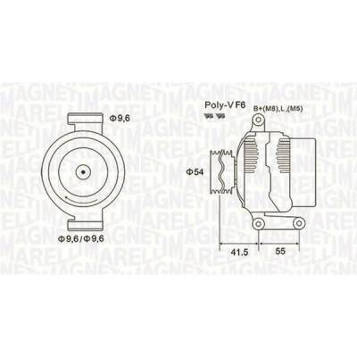 generátor MAGNETI MARELLI 063731862010