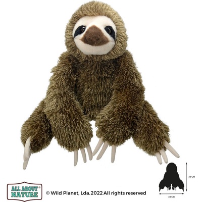 Wild Planet Плюшена играчка, Ленивец 36см. Wild Planet (K8199)