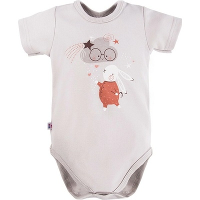 Eevi Body s krátkym rukávom MELLOW šedé