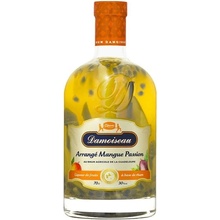 Damoiseau Rhum Arrange Mangue Passion 30% 0,7 l (čistá fľaša)