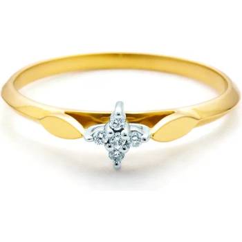 Image 1 of SAVICKI Годежен пръстен: двуцветно злато. диаманти