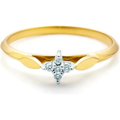 SAVICKI Годежен пръстен: двуцветно злато. диаманти