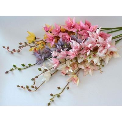 Umělé květiny - Gladiola KRÉMOVÁ
