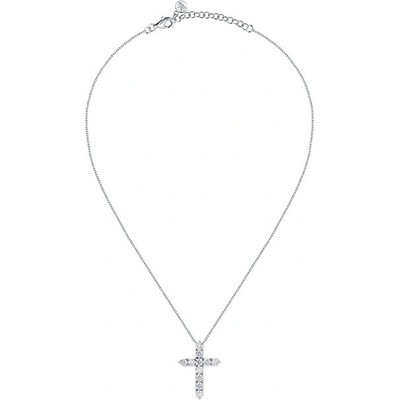 Morellato Štýlový strieborný náhrdelník s krížikom large cross tesori SAIW116