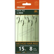 Life Orange návazce Method Hair Rigs S2 15lbs vel.8 5ks