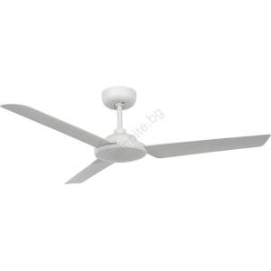 BAYSIDE 21302449- Таванен вентилатор somerset Ø 122 см бял + дистанционно управление (fan00329)