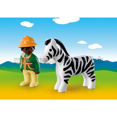 Playmobil 9257 Ošetrovateľ a Zebra