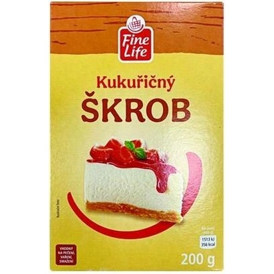 Fine Life Škrob kukuřičný 9 x 200 g