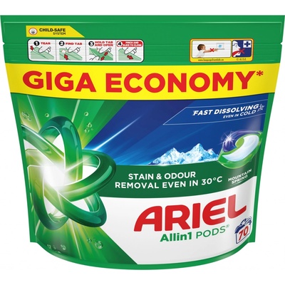 Ariel Mountain Spring All in1 kapsule na pranie 70 PD