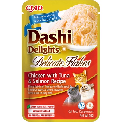 Dashi Delights Delicate Flakes Chicken & Tuna & Salmon 40 g