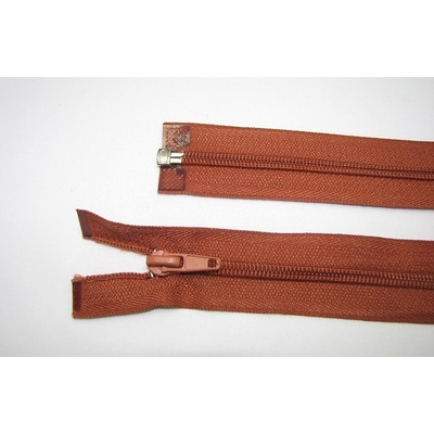 Zips špirála deliteľný 5mm - dĺžka 65cm, tehlová