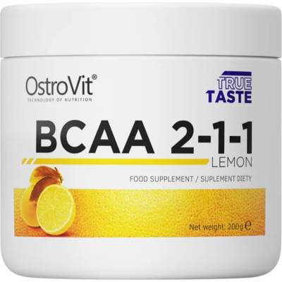 OstroVit BCAA 2: 1: 1, лимон, 200 g, OstroVit