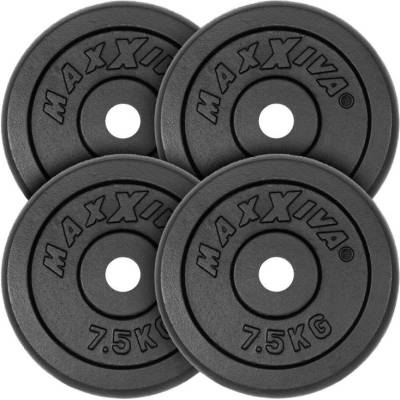 MAXXIVA závažia na činky liatina 30 kg 4 x 7,5 kg 31 mm