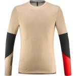 Mavic Мъжка фланелка с дълъг ръкав за колоездене Mavic Deemax Enduro Pro L/S Jersey Cycling jersey - White Pepper / Spicy Orange (056-3619-0312)
