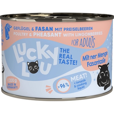 Lucky Lou Adult drůbeží a bažant 6 x 200 g