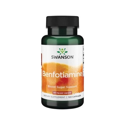 Swanson High-Potency Benfotiamine 80 mg 120 kapsúl