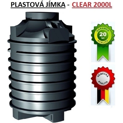 Betaxo Plastová jímka Clear 2000l – Zboží Mobilmania