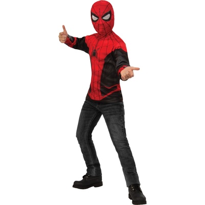 Rubies Детски топ с дълъг ръкав и маска - Спайдърмен Размер - деца: S: 104 см