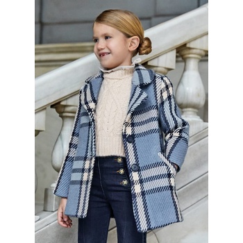 Image 1 of Abel & Lula Елегантно разкроено палто каре в синьо за момиче Abel&Lula