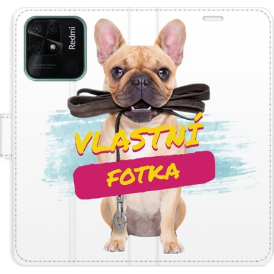 Pouzdro iSaprio Flip s vlastním motivem a kapsičkami na karty Xiaomi Redmi 10C