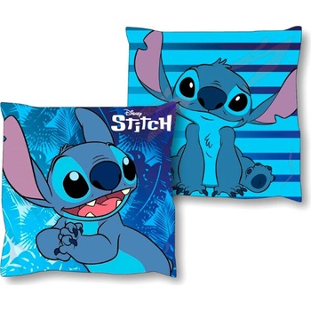 MLC Obojstranný Vankúš Lilo & Stitch modrý 38x38
