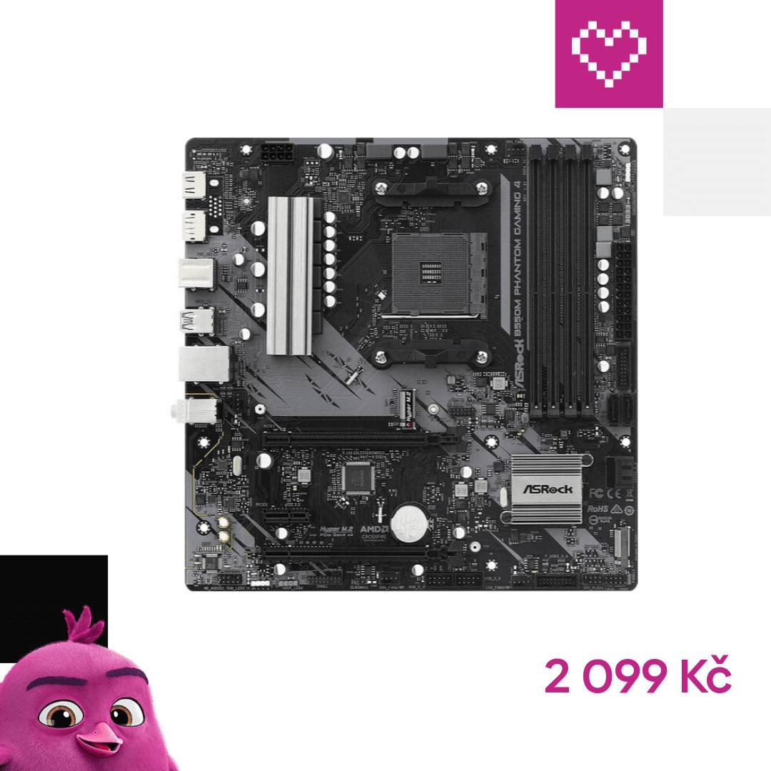 ASRock B550M Phantom Gaming 4 od 1 963 Kč - Heureka.cz