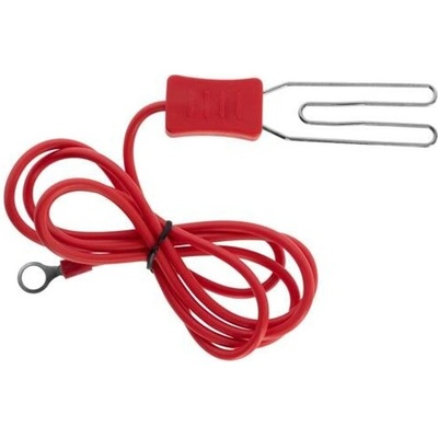 Kabel připojovací s drátěnou spojkou ve tvaru srdce, 125 cm, očko 8 mm