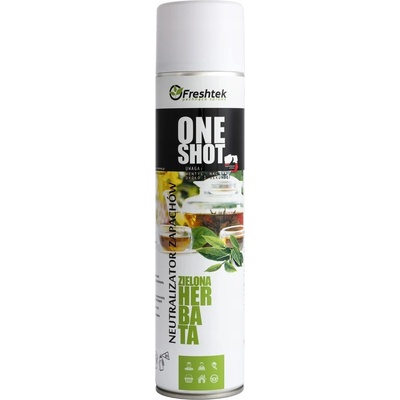 Freshtek ONE SHOT Neutralizátor zápachu Zelený Čaj 600 ml