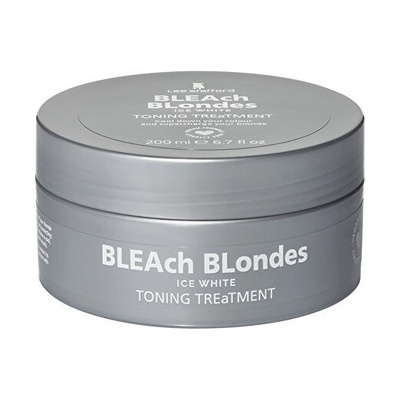 Lee Stafford Bleach Blondes Ice White maska s modrým pigmentem 200 ml