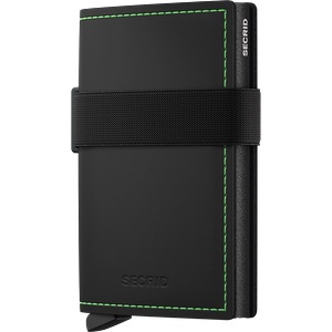 Secrid Bandwallet Matte Black-Green (SECRID-BMAT)