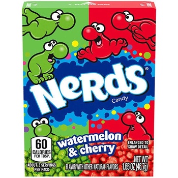 Ferrara Candy Бонбони Nerds Watermelon & Wild Cherry, 1.65oz/46, 7г (07933925)