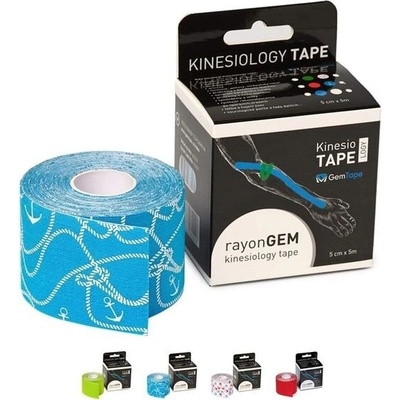GemMedical RayonGEM Kineziologická páska červená 5 cm x 5 m