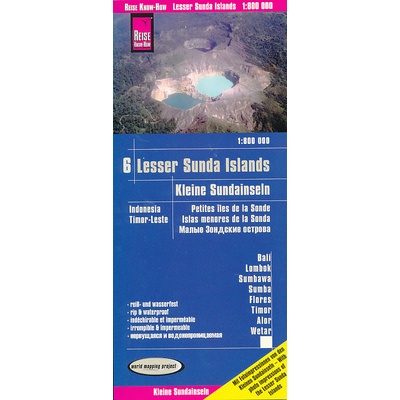 Reise Know-How Verlag mapa Lesser Sunda Islands 1:800 t.