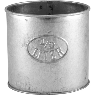 Strömshaga Kovová odměrka 500 ml, šedá barva, stříbrná barva, zinek