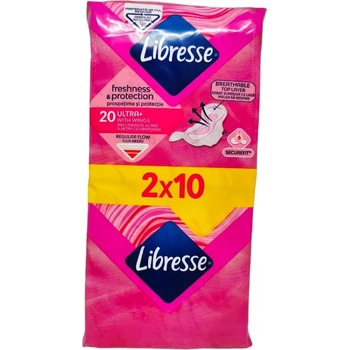 Libresse дамски превръзки, Ultra wings, 20 броя