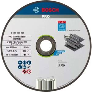 Bosch - Режещ диск за неръждавейка 180х22.23 мм 2608603406 (2608603406)