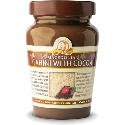 Haitoglou Makedoniko Tahini sezamová pasta čokoládová 350 g