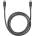 Cellularline Кабел Cellularline - Soft, USB-C/USB-C, 1.2 m, черен (USBDATASOFTC2CK)