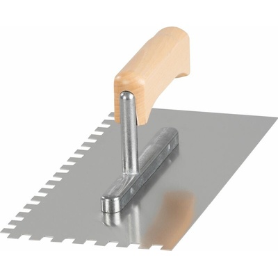 Hladítko Strend Pro Premium, drev. rúčka, 270x130 mm, e08 mm, nerez