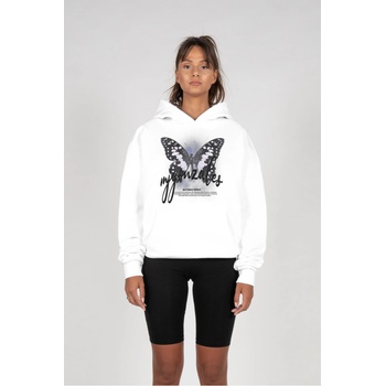 Mister Tee Ladies METAMORPHOSE V. 7 x Heavy Oversized Hoody white XXLUB-MJG11655-00220 - Камуфлаж, размер XXL