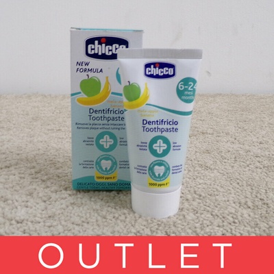 Chicco s příchutí jablka a banánu s fluorem 50 ml