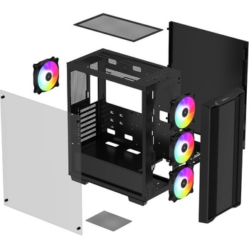 Image 1 of Deepcool CC560 ARGB black (R-CC560-BKTAA4-G-1)