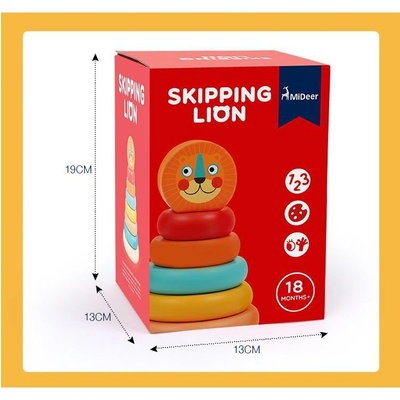 MiDeer skipping tygr navlékání kroužků