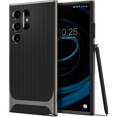 Spigen Калъф Spigen - Neo Hybrid, Galaxy S24 Ultra, сив (8809971221900)