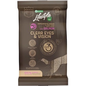 AKVATERA Nature's Protection DOG - Lifestyle Grain Free Salmon Clear Eyes & Vision, лакомство за кучета със сьомга - за добро зрение 160 гр, Литва - 125107